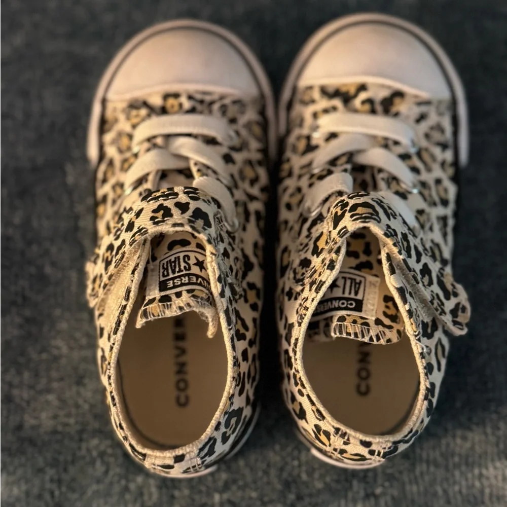 Converse Kids Leopard Print Sneakers